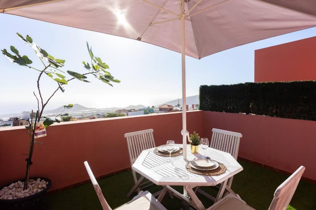 Acogedor Atico Con Vistas Al Atlantico Arafo Exterior foto